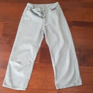 Light Gray Wide-Leg Pants